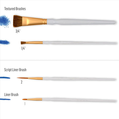 Plaid Learn to Paint Premium Brush Set, 50536 (10-Piece), 1-(Pack)...