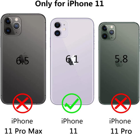 for iPhone 11 Case,Marble Pattern 3 in 1 Men Boys Hard PC Soft Silicone Rugged Bumper Slim Fit Case Anti-Slip Thin Heavy Duty Shockproof Protectiv...