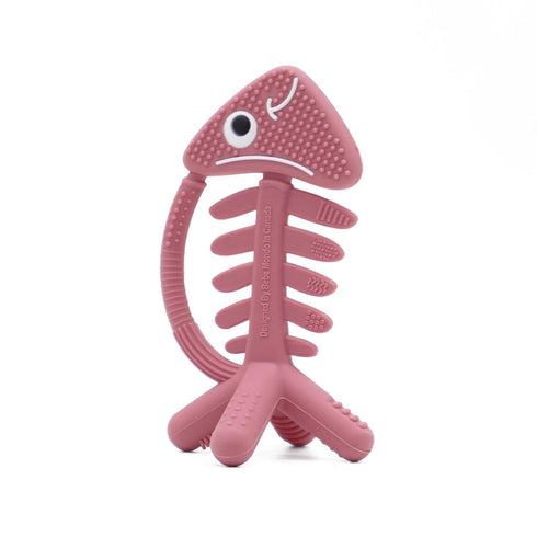 3D Fish Teething Toys for Babies 0-6 Months Baby Teether Ring 100% Silicone, Infant Newborn Toys for Teething Relief, Brain Development for Babies...