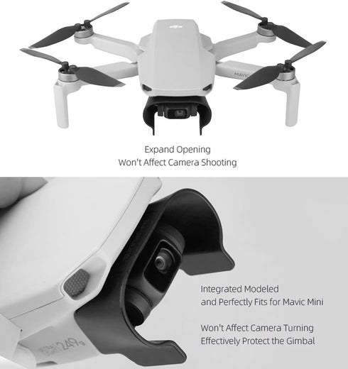 Multifunctional Drone Accessories Set Kit Lens Hood + Lens Protective Film for DJI Mavic Mini/Mavic Mini 2...