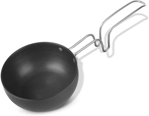Scratch Resistant Coating - Mini Tadka Pan for Eggs, Spices, Melting Butter - and more Tadka Pan,Large Tadka Pan for saag, dal, kadhi, dhokla (4 I...