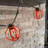 10Ft Halloween Flicker Flame String Lights, C18 Outdoor Halloween Decorations String Lights with 10 Flickering Flame Bulbs for Indoor Outdoor Gard...