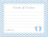 MyExpression.com 48 Cnt Blue Baby Feet Footprint Advice Cards...