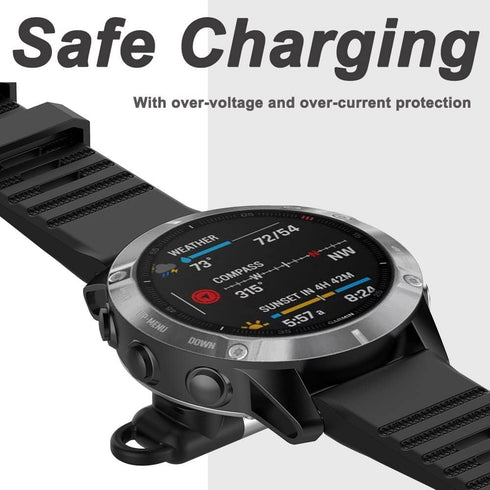 Miimall Compatible for Garmin Forerunner 965/265/265S Charger to Micro Adapter for Fenix 7/7S/7X, Portable Hangable Charging Connector Micro Adapt...