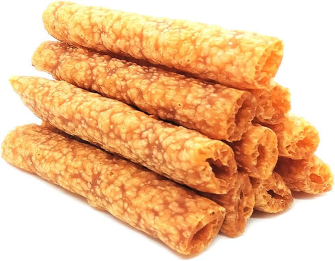 Chicken Dog Chew Sticks, Puffed Human Grade Dog Treat Sticks, Rawhide Alternative, Easy to Digest 10pcs/Pack...
