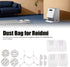 Sweeping Robot Accessories Vacuum Cleaner Replacement Compatible for Roidmi EVA SDJ06RM Sweeping, Include 4 Dust Bag, 4 Filters, 4 Side Brush and ...