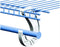 3 x SuperSlide White Closet Rod Support Pack of 2...
