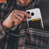 Magnetic Wallet for iPhone, Leather Magnetic Phone Wallet Mag Wallet RFID, Magnetic Wallet 3 Card Holder For iPhone 15/14/13/12 Series, Black......