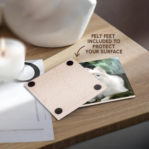 3dRose CST_4167_3 Pomeranian Ceramic Tile Coasters, Set of 4...