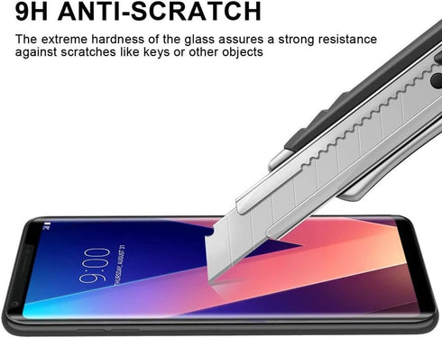 3D Curved Screen Protector for LG V30, (2pcs) Ultra Clear Anti-Stracth Full Cover Screen Protector Tempered Glass for LG V30 H931 US998 AS998 H930...
