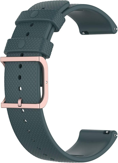 Fit for Polar Unite Watch Bands Women Men, Polar Ignite 20mm Silicone Quick Release Replacement Band Wristband Straps Metal Clasp Fit for Samsung ...