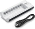 EBL AA AAA Battery Charger, 8-Bay Individual Charger for NiMH NiCD Rechargeable Batteries with AC Plug Fast Charging...