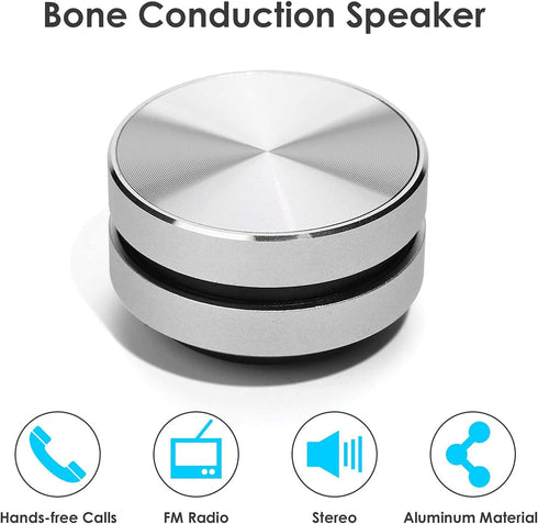 Bluetooth Mini Speaker Bone Conduction Portable Wireless Speaker Stereo Bass Sound Creative Portable Speaker Mini Size Music Player for Home,Outdo...