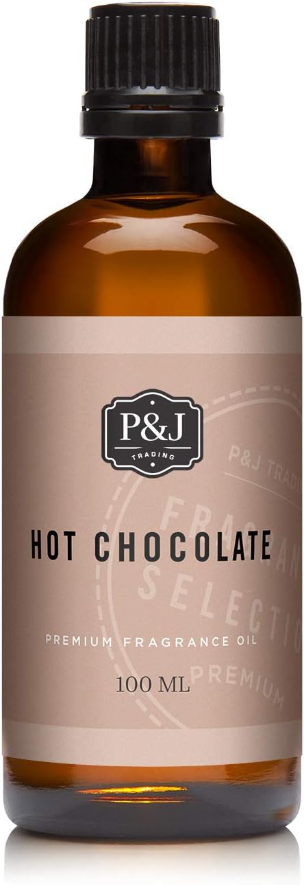 P&J Trading Fragrance Oil | Hot Chocolate Oil 100ml - Candle Scents for Candle Making, Freshie Scents, Soap Making Supplies, Diffuser Oil Scents...