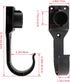 EV Charger Holder, Portable Electric Car Charger Hooks, EV Charger Nozzle Holster Dock and J-Hook Combination for J1772 Connector......