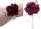 Grey Satin Rose Wrist Corsage & Boutonniere Wedding Bridal Bridesmaid Wrist Corsage Wristband and Men's Groom Bridegroom Boutonniere for Wedding P...
