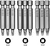 Mesee 9Pcs Square Head Screwdriver Bits with 1/4 Inch Hex Shank, S2 Steel Magnetic Square Screw Driver Bit Set SQ1 SQ2 SQ3 Electric Hand Square Sc...