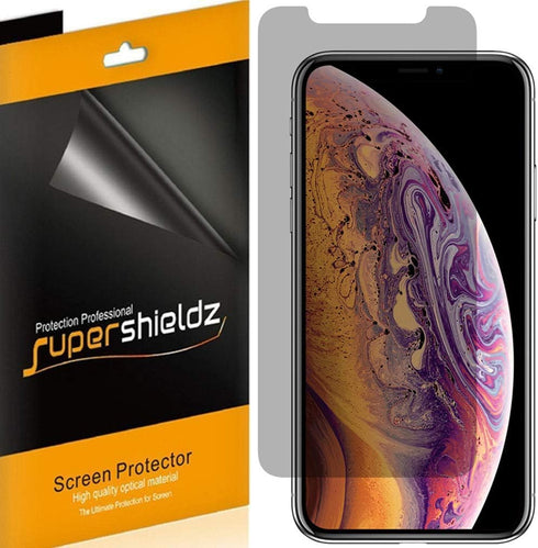 Supershieldz (2 Pack) (Privacy) Anti Spy Screen Protector Shield Designed for Apple iPhone 11 Pro and iPhone X/Xs (5.8 inch)...