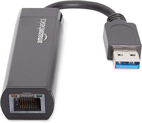 GiveAbay Basics USB 3.0 to 10/100/1000 Gigabit Ethernet Internet Adapter, Black...