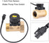 DEWIN Thread Water Flow Sensor Switch, Water Flow Switch Automatic Flow Switch HT-800 G1 Thread 220V Water Pump Flow Sensor Automatic Control Swit...