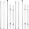 10 Pieces Stainless Steel Lab Spatula Micro Sampling Scoop Double Ended Mixing Spoon Laboratory Measuring Spoon for Powders Gel Cap Filler...