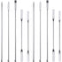 10 Pieces Stainless Steel Lab Spatula Micro Sampling Scoop Double Ended Mixing Spoon Laboratory Measuring Spoon for Powders Gel Cap Filler...