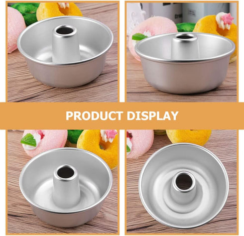 Donut Mold Pound Cake Molds Dessert Molds Individual Donut Pan Doughnut Cake Moulds Round Cake Pan Aluminum Donut Mould Chiffon Tube Pan Aluminum ...
