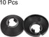 uxcell Pipe Cover Decoration, 16mm PP Plastic Escutcheon Water Pipe Drain Line Cover Black 10pcs...