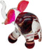 Garden Deco Glow in The Dark Brown Elephant Hand Blown Art Glass Figurine Ornament Sculpture...