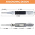 2-Piece Automatic Center Punch, 5 inch Spring Loaded Center Hole Punch with Adjustable Stroke Punch Tool for Metal Wood Glass Plastic, Metal Punch...
