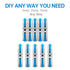 GKEEMARS 50 Pcs Wire Connector, 1 Conductor Compact Wire Connectors Splicing Connectors for Circuit Inline 24-12 AWG (Blue)...