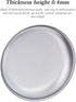 Boundless Voyage Titanium Camping Plate Dishes Saucer Lightweight Round Dinnerware Set Stackable Serving Plates Pasta Plates Travel Outdoor Home K...