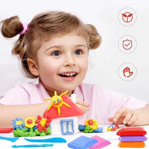 36 Colors Air Dry Clay,Magic Modeling Clay with Tools,Ultra Light DIY Modeling Clay for Kids,Children,DIY Crafts,Creative Art Crafts...