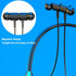 BT 5.2 Neckband Earbuds, Magnetic Headphones, IPX5 Waterproof Stereo Ergonomic Enhanced Bass Sports Earphone with Multi Functional Buttons for Exe...