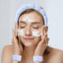 Skincare Headband and Wristband Set for Face Washing Spa Blue Bubble Soft Headbands for Women Makeup Skin Care Hairbands Sponge Terry Cloth Head B...