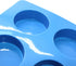 X-Haibei Round Guest Basic Soap Lotion Bar Silicone Mold Dia. 2 inch,Height 0.7 inch per Cavity 2oz per Cell...