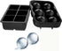 Ice Cube Trays Large Size Flexible 6 Cavity Ice Cube Square Molds for Whiskey and Cocktails, Keep Drinks Chilled (2Pcs)...