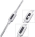 uxcell Adjustable Tap Wrench Handle, for Metric M4-M12 W5/32-1/2 Taps, Thread Tap Holder Reamer Hand Tapping Tool for Machinist Repair, Tool Steel...