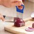 2Pcs Onion Holder Slicer, Stainless Steel Tomato Lemon Potato Vegetable Holder Slicer Cutter Tool for Kitchen Worker Slicing...