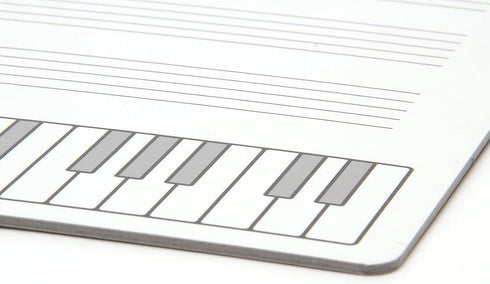 Dry Erase Music Staff White Board, Portable A4 Size (8.3"×11.7")...