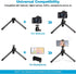 Lightweight Mini Tripod for Camera/Phone/Webcam, Extendable Stand, for Logitech Webcam C615 C920 C922 C922x C925e C930 C930e or Other Devices with...