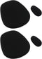 Create idea 1 Pair of Replacement Ear Pads and 1 Pair of Mic Windscreen Foam Compatible with BlueParrott B450-XT Replacement Ear Cushions Cups Cov...