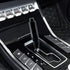 Car Automatic Shift Knob with Push Button Aluminum Alloy Polished Metal Driving Gear Lever Shifter Knobs Transmission Handle Stick Black...