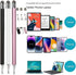 Stylus Pens for Touch Screens(3 Pack), 6 Replaceable TipsHigh Precision Capacitive Stylus Pen for iPad iPhone Android Tablets and All Universal To...