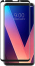 CENTAURUS Replacement for L-G V30 Tempered Glass Screen Protector-(3 Pack) HD Full Coverage Arc Surface Silk Print Protective Film L-G V30 H932 H9...