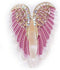 Women's Guardian Angel Wings Brooch Pin Crystal Angel Wings Brooch Multicolor Lapel Pin Badge...