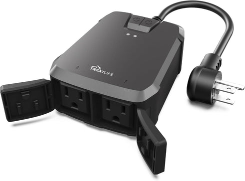 TREATLIFE Outdoor Smart Plug with 2 Individual Control Outlets, IP64 Weather Resistance, Smart Home Outlet Timer Compatible with Alexa, Google Hom...