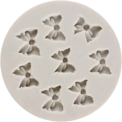 Mini Bow Silicone Fondant Molds Bowknot Fondant Chocolate Candy Molds For Cake Decorating Cupcake Topper Gum Paste Polymer Clay...
