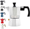 GROSCHE Milano Moka Pot | 3 Espresso Cup - 5 oz | Stovetop Espresso Percolator & Coffee Maker – Portable, Ideal for Home and Camping...