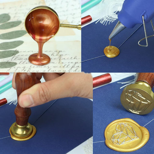 Black Wax Seal Sticks, ONWINPOR 26pcs Glue Gun Black Wax Sealing Sticks for Wax Seal Stamp, Wedding Invitations, Envelope Letter Sealing...